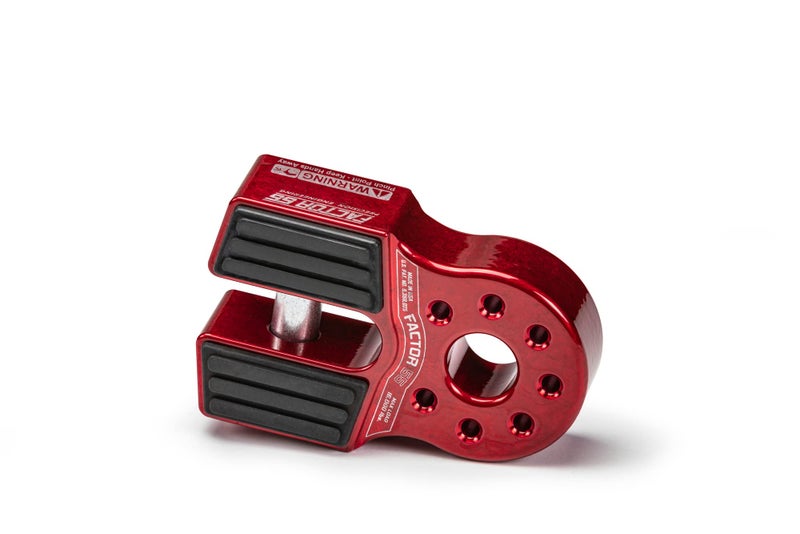 Factor 55 Flatlink Shackle Mount Winch, Designed for use Steel or Synthetic Ropes up to 6,000 lbs - Red - Image 1